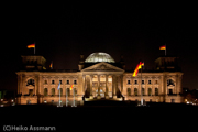 Reichstag bei Nacht